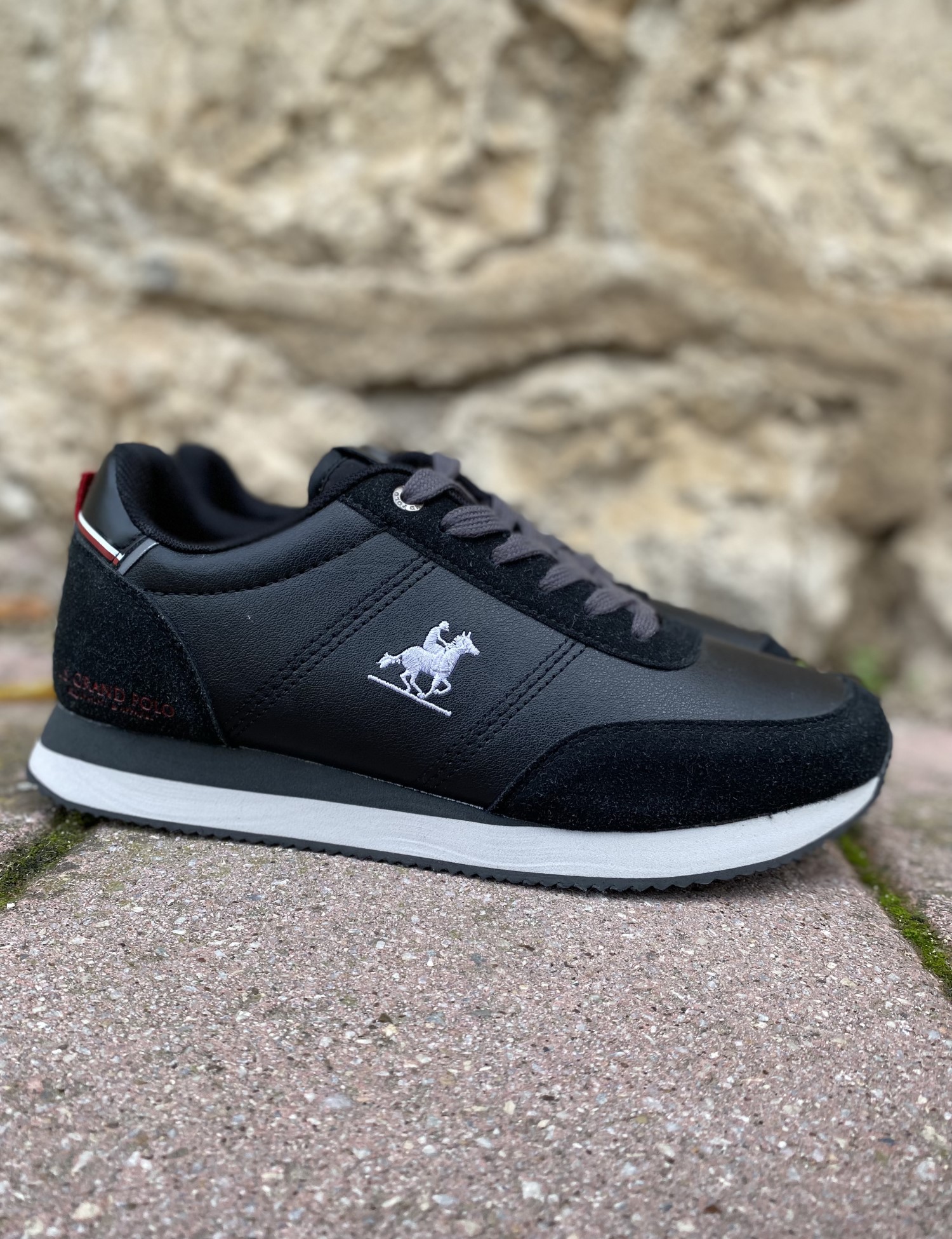 Us Grand Polo μαύρα ανδρικά casual sneakers GPM423001